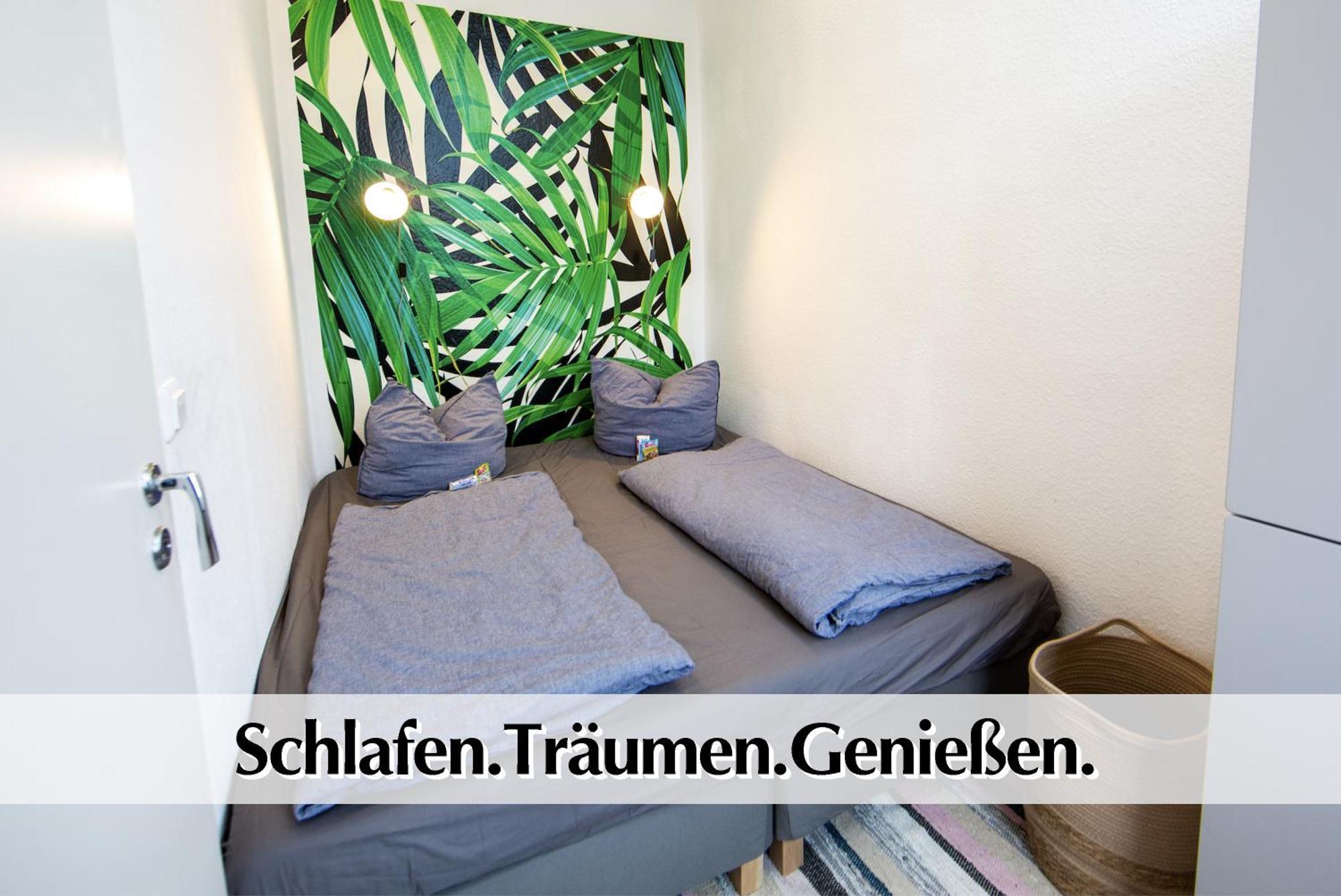 80M2 3R Wohnung Mit Privatem Parkplatz, Kingsize Betten, Smart-Tv, Etc Erfurt Luaran gambar
