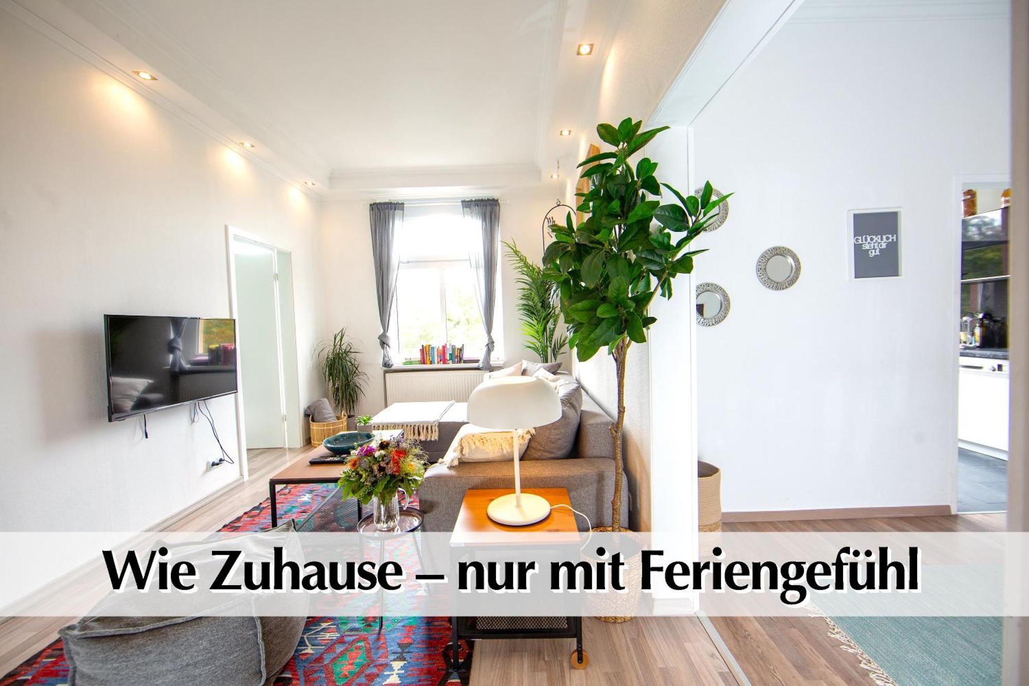 80M2 3R Wohnung Mit Privatem Parkplatz, Kingsize Betten, Smart-Tv, Etc Erfurt Luaran gambar