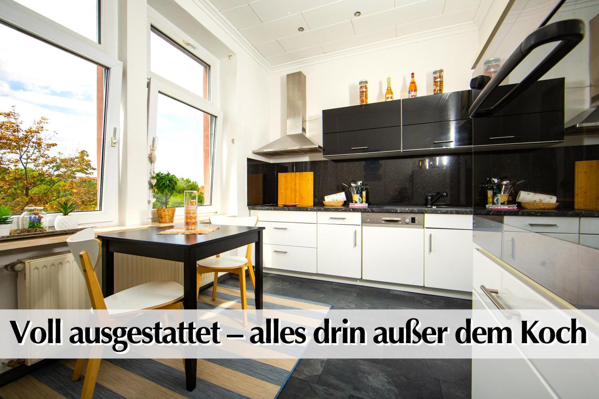 80M2 3R Wohnung Mit Privatem Parkplatz, Kingsize Betten, Smart-Tv, Etc Erfurt Luaran gambar