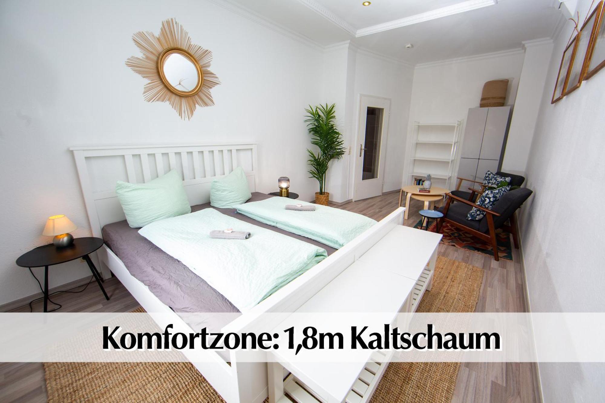 80M2 3R Wohnung Mit Privatem Parkplatz, Kingsize Betten, Smart-Tv, Etc Erfurt Luaran gambar
