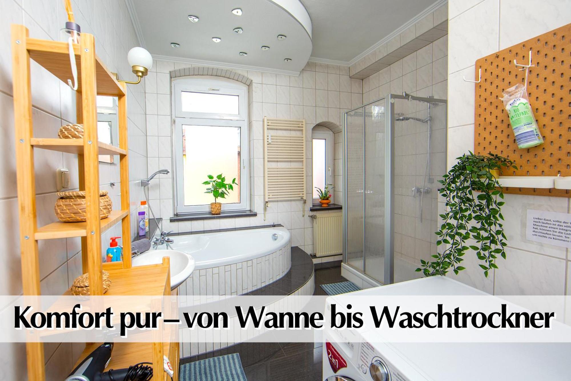 80M2 3R Wohnung Mit Privatem Parkplatz, Kingsize Betten, Smart-Tv, Etc Erfurt Luaran gambar